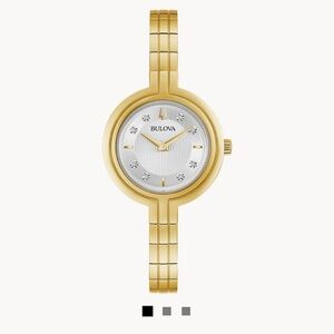 Bulova Rhapsody Gold-Tone Watch
